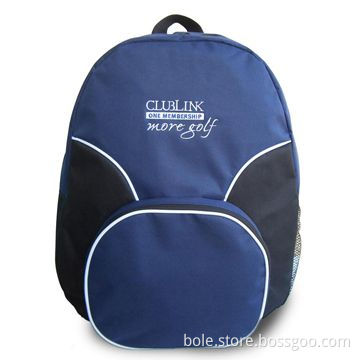 600D School Backpack, Front Zipper Pocket, Padded Shoulder Strap, OEM Orders Welcomed